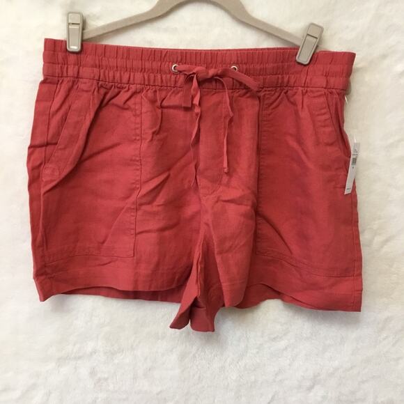 GAP Factory Orange Desert Flower Pull-On Utility Shorts - Picture 7 of 14